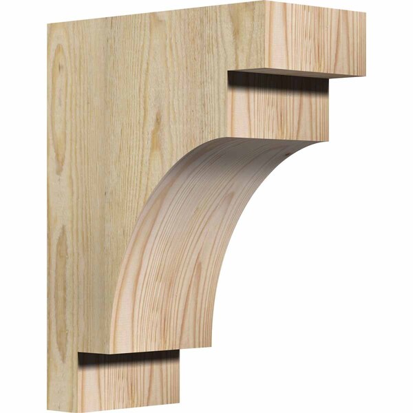 Ekena Millwork Mediterranean Rough Sawn Corbel, Douglas Fir, 6"W x 12"D x 16"H COR06X12X16MED00RDF - main